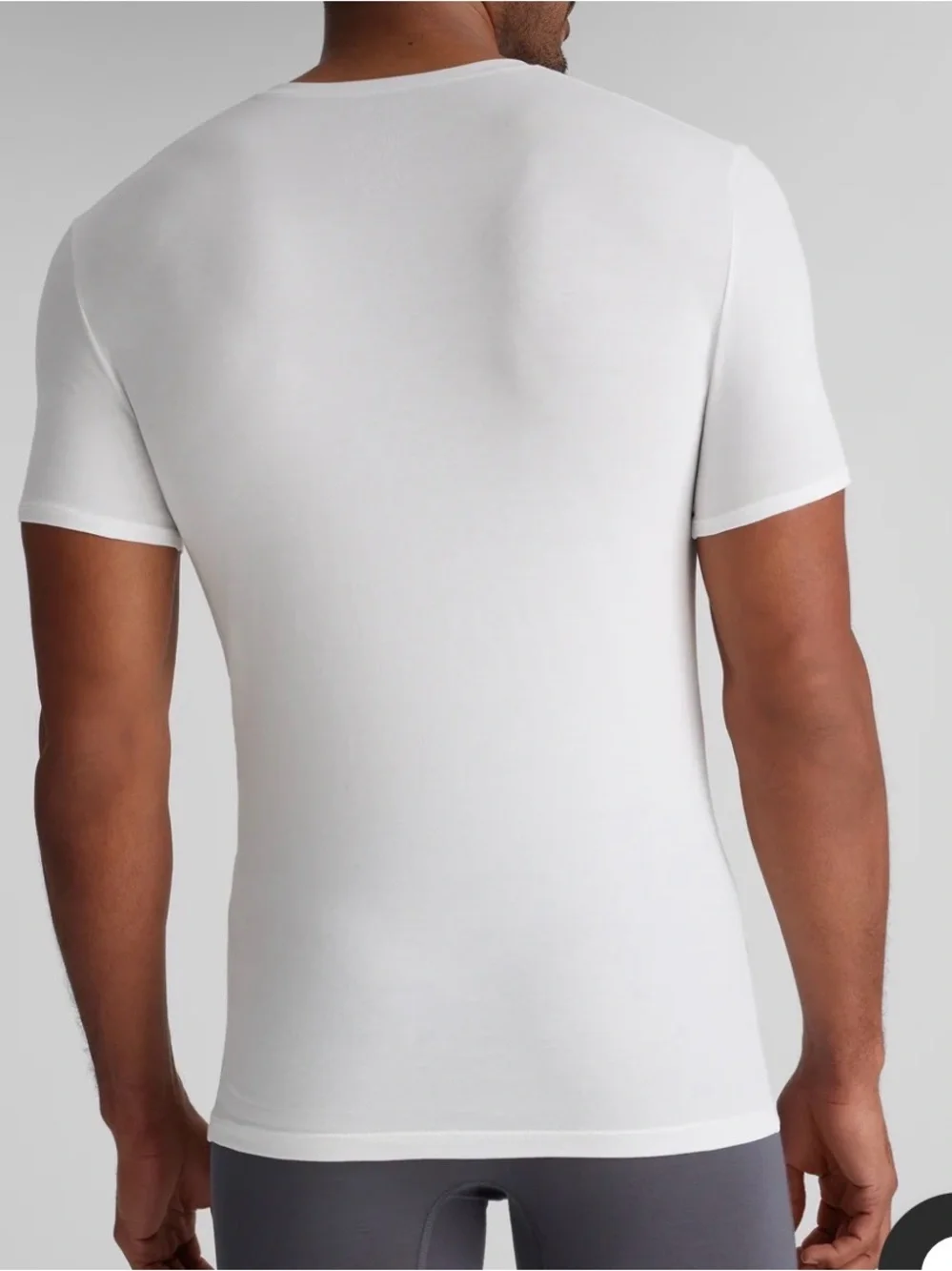 Tommy John White Cool Cotton High V-Neck Undershirt (2 Pack)